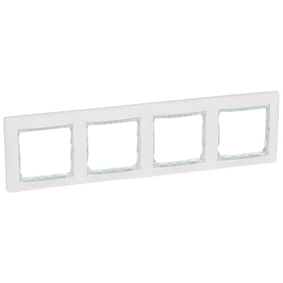 Рамка на 4 поста белая Legrand Valena Classic 774464