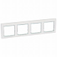 Рамка на 4 поста белая Legrand Valena Classic 774464