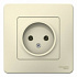 Розетка SE Blanca молочный BLNRS000012