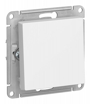 Выключатель одноклавишный SE AtlasDesign белый ATN000121