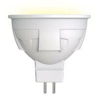 Лампа светодиодная Uniel диммируемая GU5.3 3000К LED-JCDR 6W-WW-GU5.3-FR-DIM PLP01WH UL-00003991