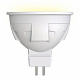 Лампа светодиодная Uniel диммируемая GU5.3 3000К LED-JCDR 6W-WW-GU5.3-FR-DIM PLP01WH UL-00003991
