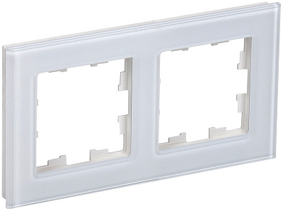 Рамка на 2 поста IEK Brite РУ-2-2-БрБ BR-M22-G-K01