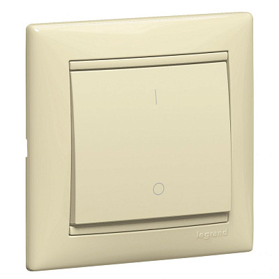 Выключатель двухполюсный бежевый Legrand Valena Classic 774302