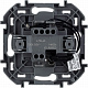 Переключатель одноклавишный с подсветкой антрацит Legrand Inspiria 673663