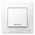 Выключатель одноклавишный SE Blanca с подсветкой белый BLNVS006111
