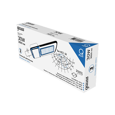 Светильник уличный Gauss Qplus  629535330