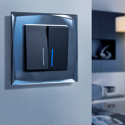 Рамка на 1 пост Werkel Diamant W0011208 черная a051444