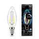 Лампа Gauss Filament Свеча 5W 450lm 4100К Е14 LED 103801205-D (20 шт)