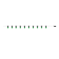 Гирлянда светодиодная "Белт Лайт" Gauss Holiday, 10 ламп, 7,7 м, IP44, зеленый, 1/6 203142