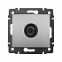 Розетка TV проходная алюминий Legrand Valena Classic 770131