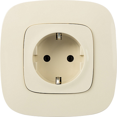 Рамка для розетки на 1 пост слоновая кость универсальная Legrand Valena Alure 754311