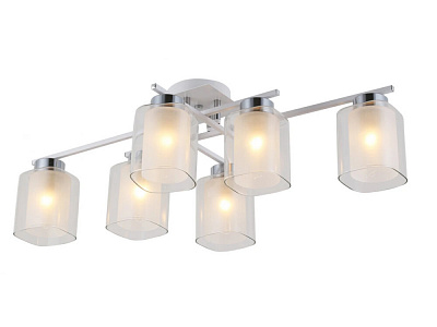 Потолочная люстра Sfera Sveta 74402/6 CHROME+WHITE