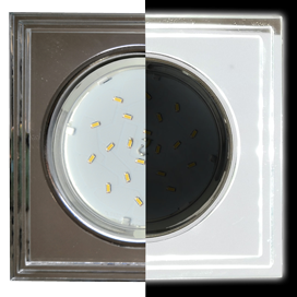 Встраиваемый светильник Ecola Glass GX53 SM53SSECH