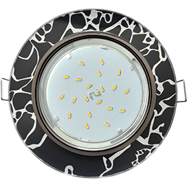 Встраиваемый светильник Ecola Glass GX53 FB53RNECH