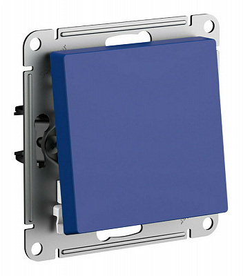 Выключатель одноклавишный SE AtlasDesign механизм аквамарин ATN001111