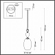 Подвесной светильник Odeon Light Exclusive Bizet 4893/1B