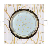 Встраиваемый светильник Ecola Glass GX53 FG53SNECH (2 шт)