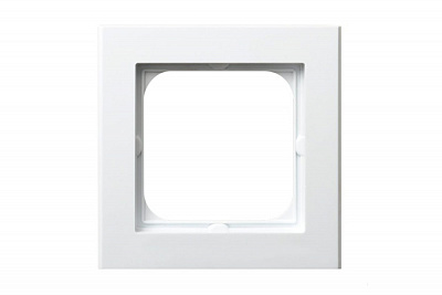 Рамка на 1 пост Ospel Sonata белая R-1R/00