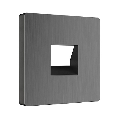 Накладка для RJ-11 Werkel графит рифленый a050743