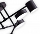 Потолочная люстра Kink Light Мекли 07649-6A,19