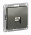 Розетка компьютерная SE AtlasDesign RJ45 кат.6A механизм сталь ATN000986