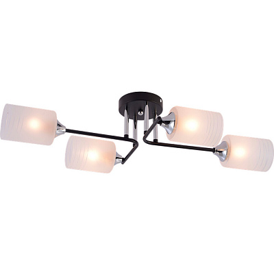 Потолочная люстра Sfera Sveta 1691B-4 BK+CR