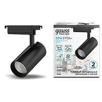 Светильник трековый Gauss 32W 2940lm 4000K 180-220V IP20 LED TR088