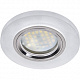 Встраиваемый светильник Ecola MR16 DL1650 GU5.3 Glass матовое/хром 25x95 FN1650EFF
