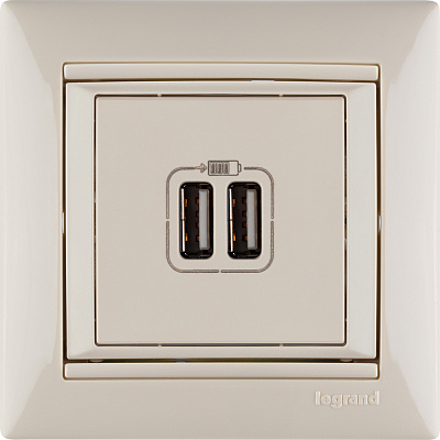 Рамка на 1 пост бежевая Legrand Valena Classic 774351