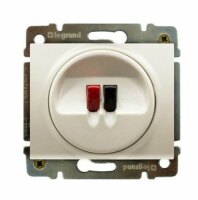 Накладка на аудиорозетку слоновая кость Legrand Galea Life 771500