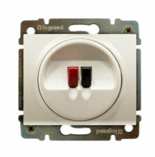 Накладка на аудиорозетку слоновая кость Legrand Galea Life 771500