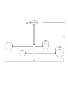Люстра Freya Sphirity FR5376CL-04B