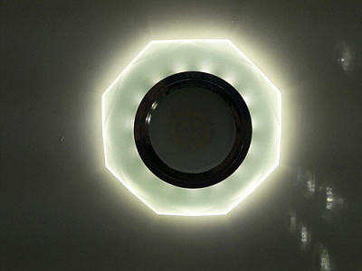 Встраиваемый светильник матовый с подсветкой LBT GX002L-M1