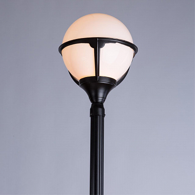 Садово-парковый светильник Arte Lamp Monaco A1497PA-1BK