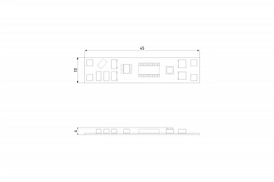 Выключатель с микроволновым датчиком движения General Lighting Systems 12/24V 60/120W GLS-SENSOR-60-12-MWAVE-IP20 511716
