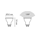 Лампа Gauss MR16 7W 600lm 3000K GU10 LED 101506107 (20 шт)
