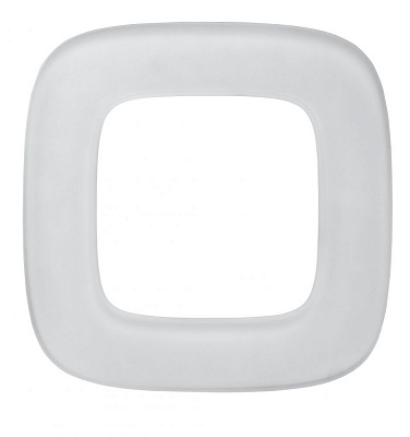 Рамка на 1 пост универсальная белое стекло Legrand Valena Alure 755541