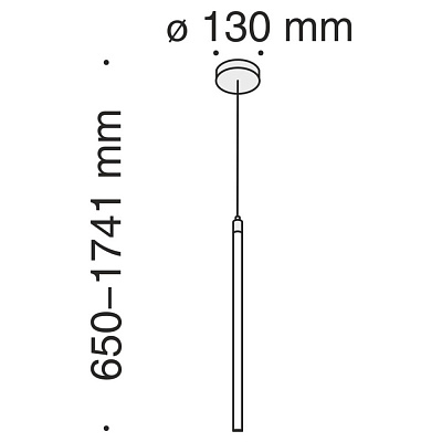 Подвесной светодиодный светильник Maytoni Ray P021PL-L10W