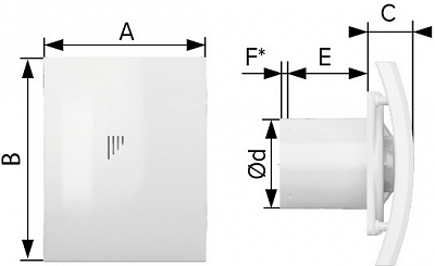 Вентилятор BREEZE 4C Gray metal