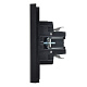 Выключатель 1-клавишный проходной 10А IEK FORTE&PIANO FP703M FP-V12-0-10-1-M-K50 металл никель