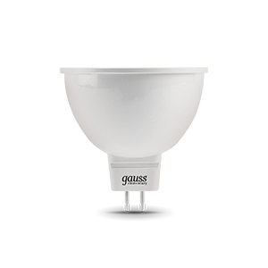 Лампа Gauss Elementary MR16 5.5W 3000К GU5.3 (3 шт) LED 1/40 13516T (2 шт)