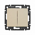 Переключатель на два направления двухклавишный бежевый Legrand Valena Classic 774308