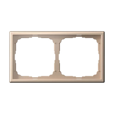 Рамка для розетки на 2 поста ArtGallery песочный SE GAL001202