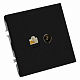 Розетка TV + компьютерная RJ-45 (механизм), STEKKER Эмили, RST00-5106-05, черный уголь, soft touch