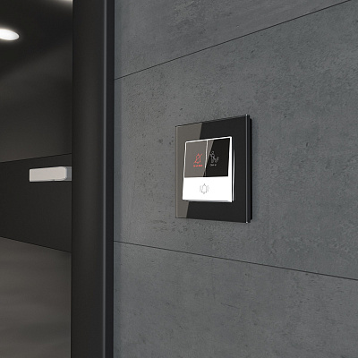 Кнопка звонка с индикацией для отелей Werkel белые a054308