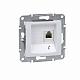 Розетка RJ11 белая SE Sedna SDN4101121