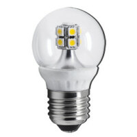Лампа светодиодная Ecola G45 шар искристый Е27 4W 2700К K7ZW40ELC