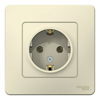 Розетка SE Blanca молочный BLNRS001012