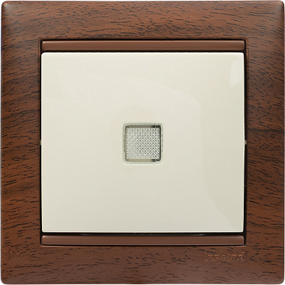 Выключатель с подсветкой бежевый Legrand Valena Classic 774310